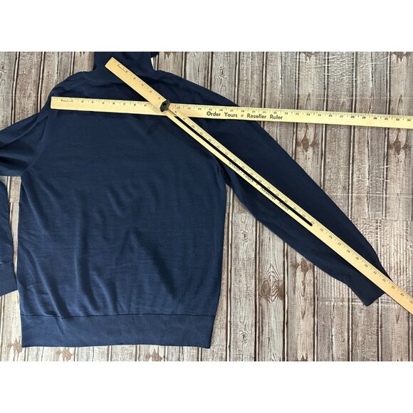 COS 100% wool rollneck sweater sz S color Navy NWT MSPR 135 - Picture 8 of 8